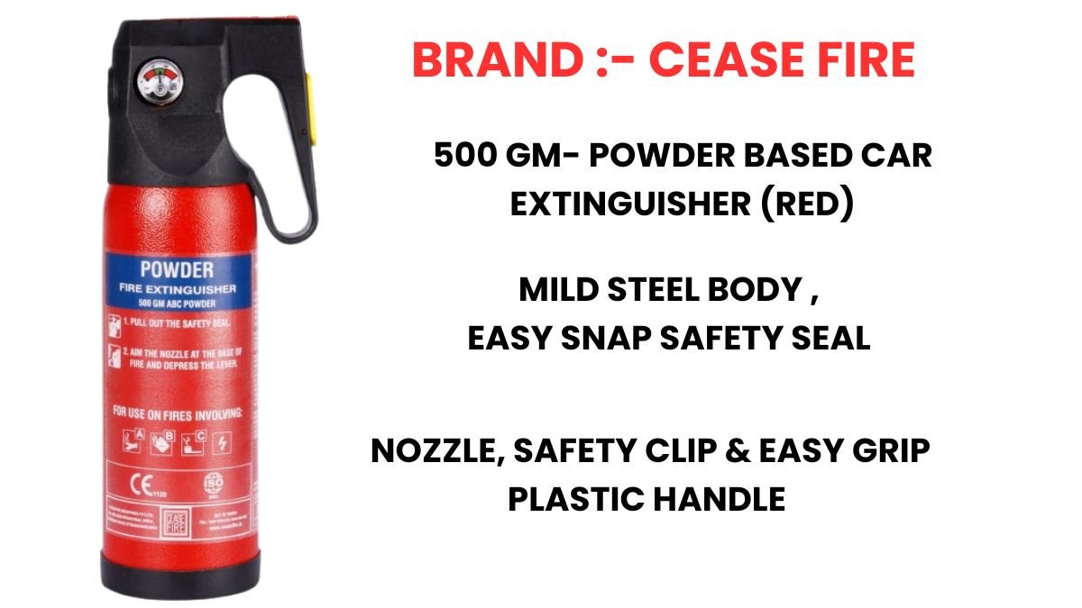 Top 5 Car Fire Extinguishers :आपकी कार का Ultimate Safety Guard 3 500 GM Car Fire Extinguisher