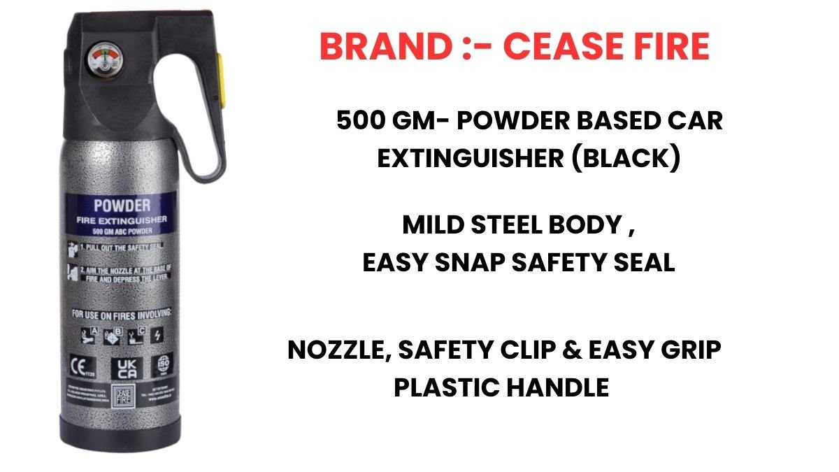 Top 5 Car Fire Extinguishers :आपकी कार का Ultimate Safety Guard 4 Powder Based Car Fire Extinguisher