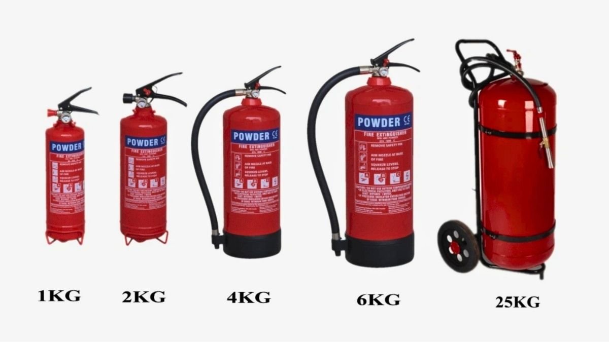 Various Size of DCP Fire Extinguisher Capacity Wise DCP fire extinguisher 1kg to 25kg