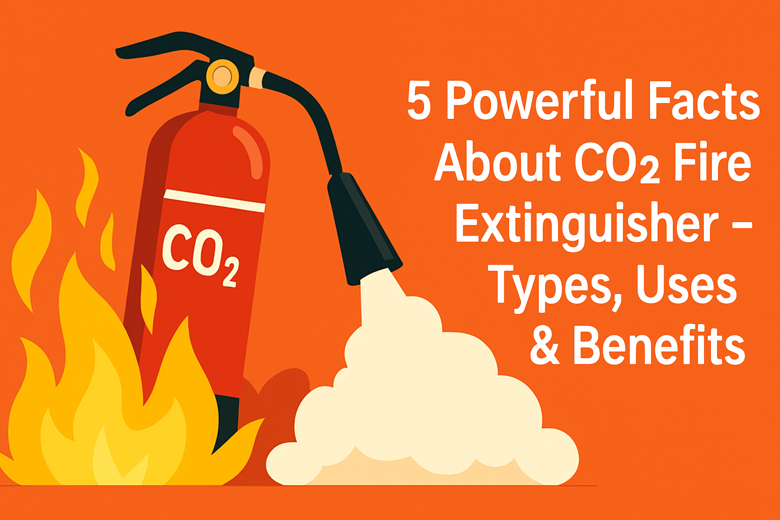 CO2 fire extinguisher uses