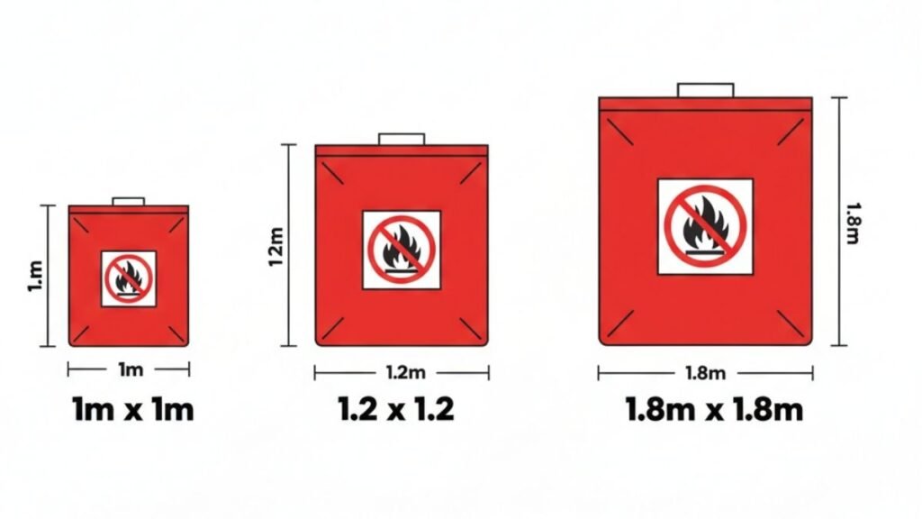 5 Shocking Fire Blanket Facts That Can Save Your Life 3 Fire Blanket available in Different Size