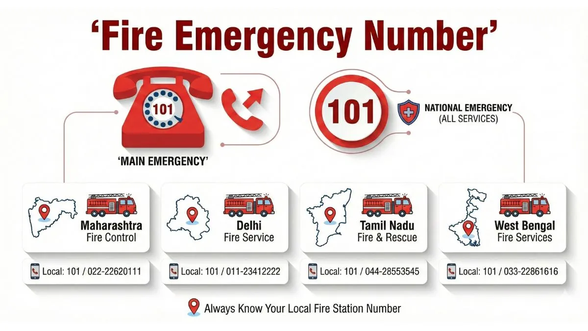 Fire Emergency Number 101 112 Helpline Guide India