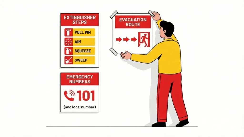 Importance of Fire Safety Posters for workplace and public safety
