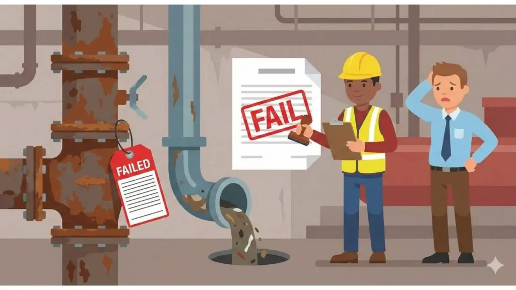 Deluge Valve maintenance failure fire audit