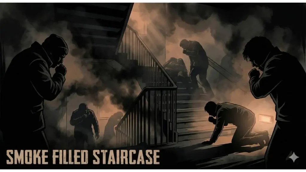 Fire accident smoke danger more than fire?