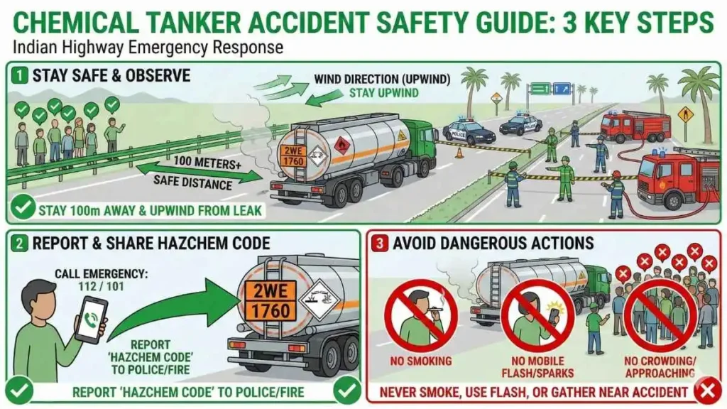 HAZCHEM Code accident safety steps for public awareness
