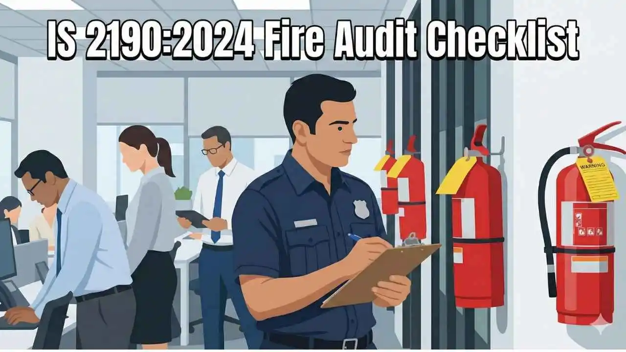 IS 2190:2024 Fire Audit checklist क्या आपकी building compliant है?