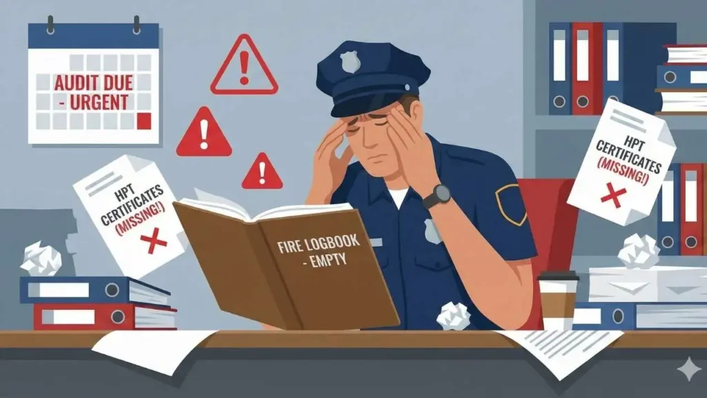 IS 2190:2024 Fire Audit में documentation missing होने से क्या होता है?