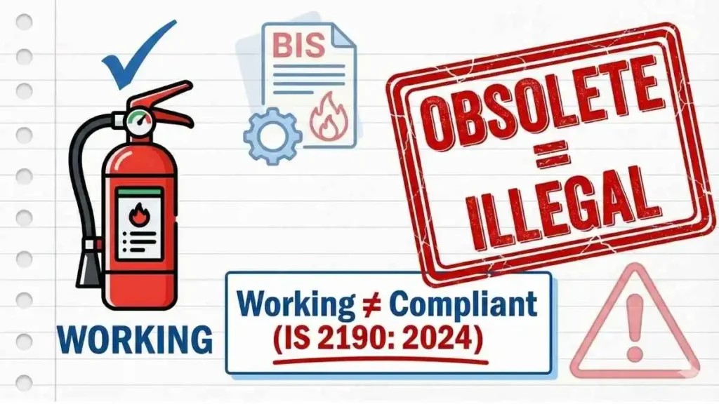 Meaning of obsolete fire extinguisher under IS 2190:2024