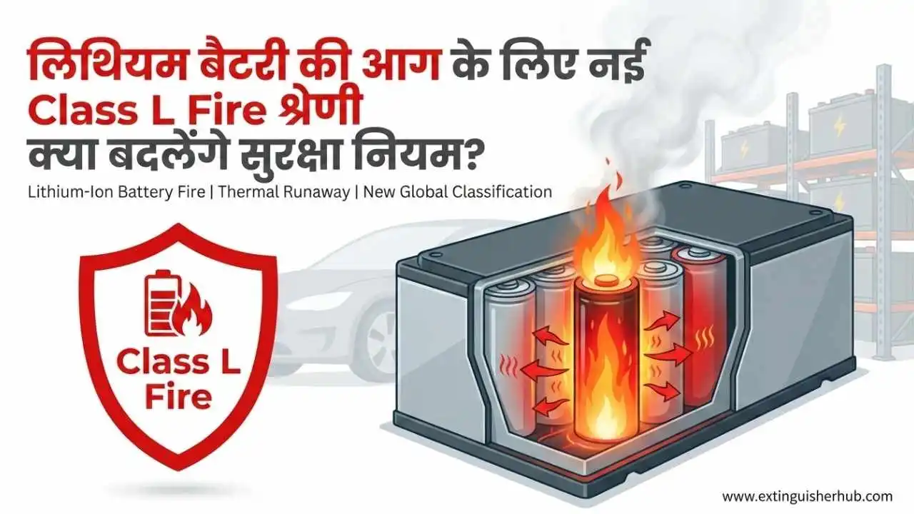 Class L Fire lithium-ion battery thermal runaway new fire classification cover image