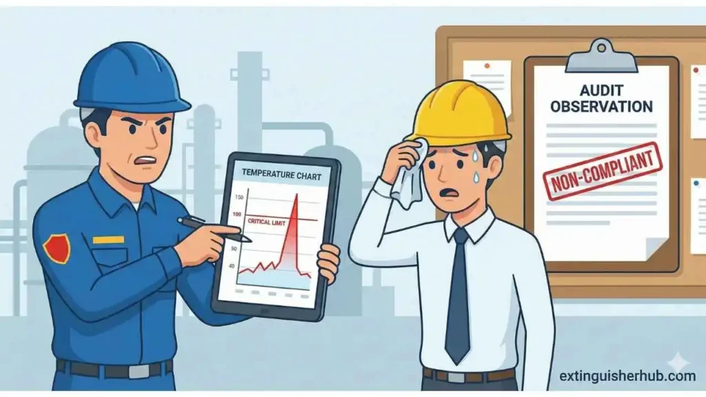 flash point vs fire point difference fire audit