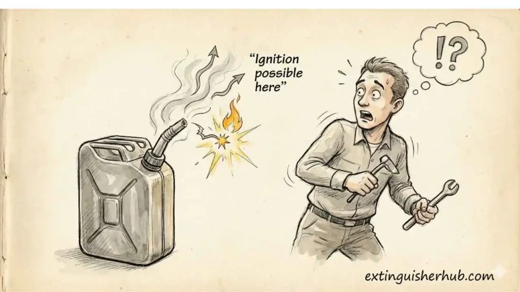 flash point vs fire point difference fire point temperature