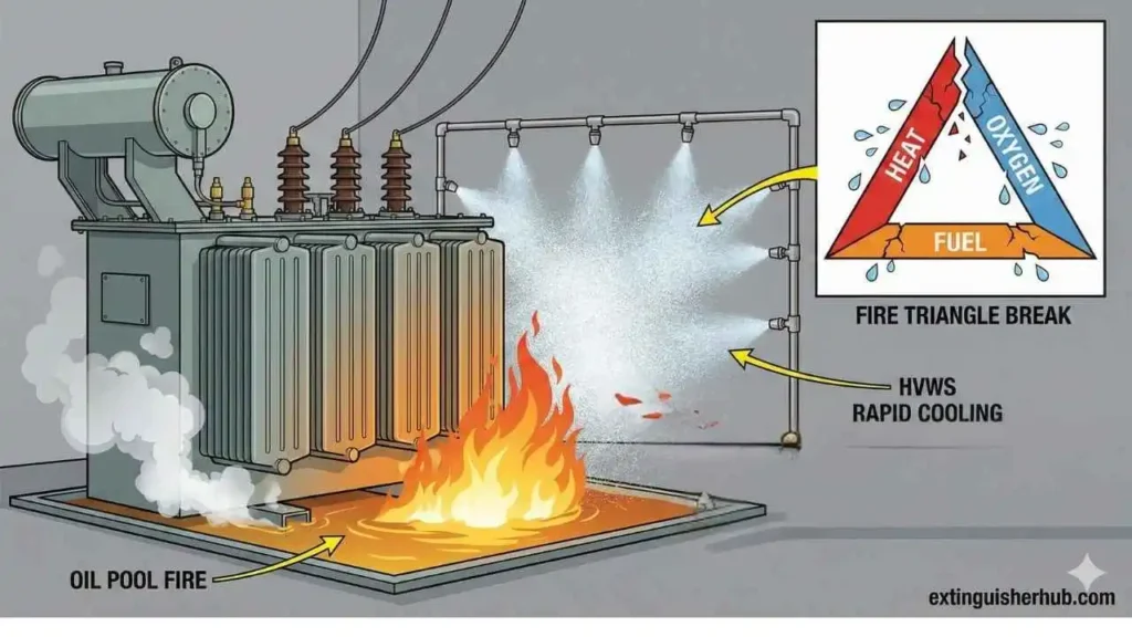hvws-system-transformer-oil-fire