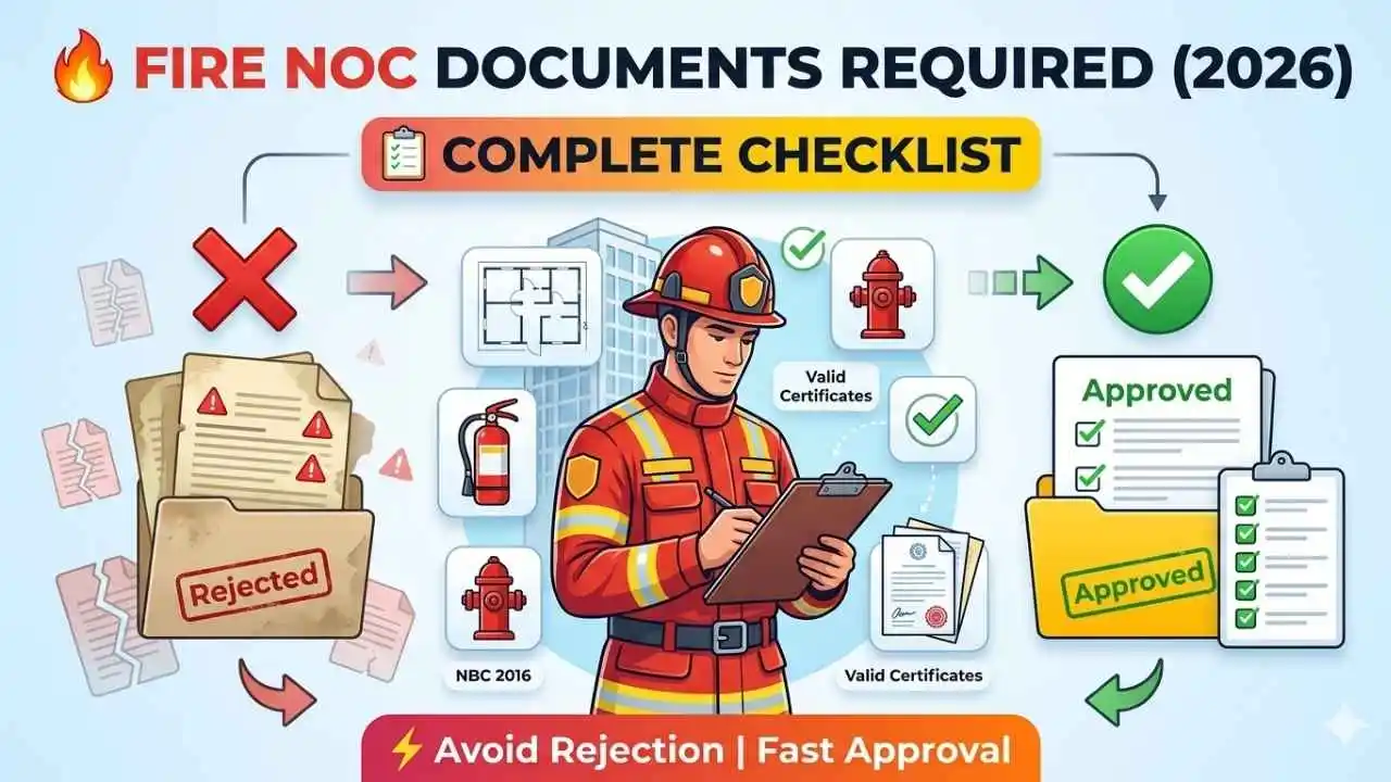 Fire NOC documents required complete checklist for fast approval