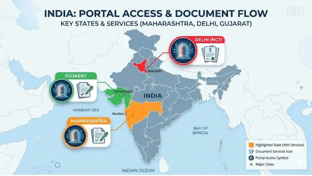 Fire NOC documents required state wise India Maharashtra Delhi Gujarat